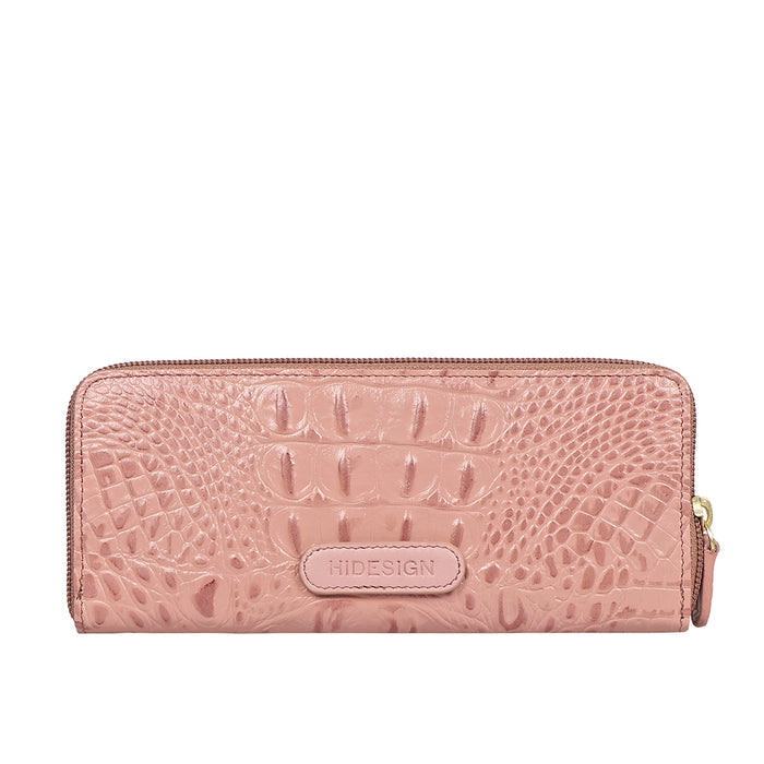 Mackenziew2 Sb Pink Leather Zip Around Wallet