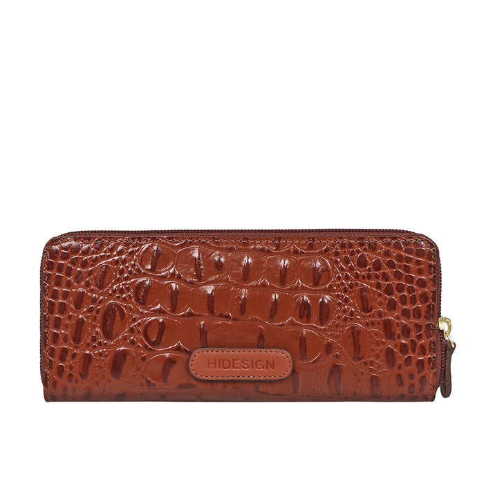Mackenziew2 Sb Tan Leather Zip Around Wallet