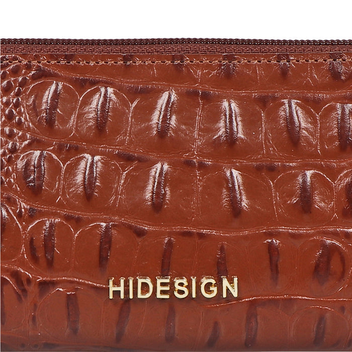 Mackenziew2 Sb Tan Leather Zip Around Wallet