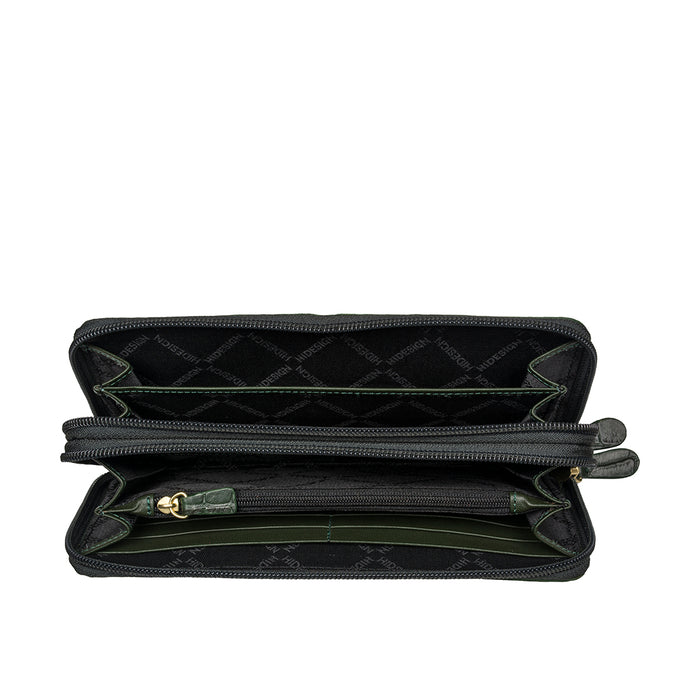 MACKENZIE W3 RF SB DOUBLE ZIP AROUND WALLET - Hidesign