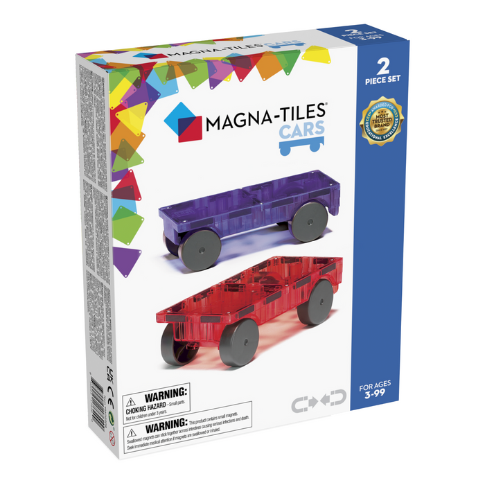 Magna Tiles - Cars Expansion Set Purple & Red