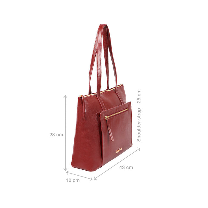 Maine 01 M Leather Tote Bag