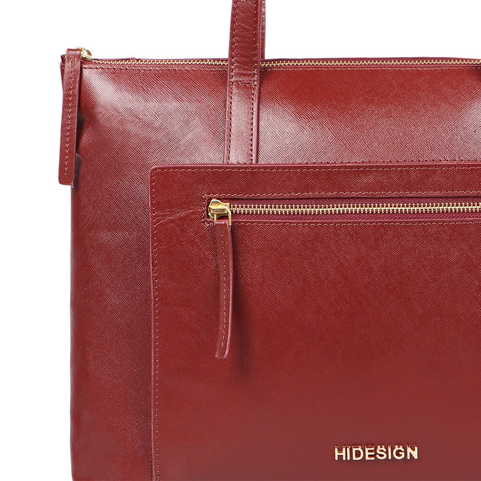 Maine 01 M Leather Tote Bag