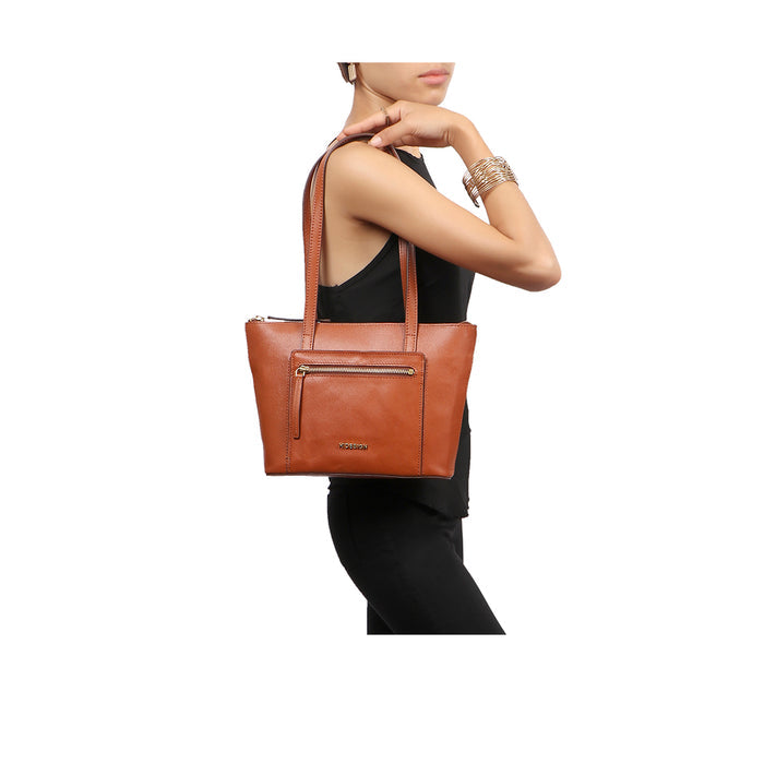Maine 02 S Leather Tote Bag
