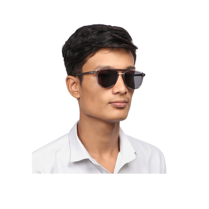 Malibu Men's Grey Wayfarer Sunglasses