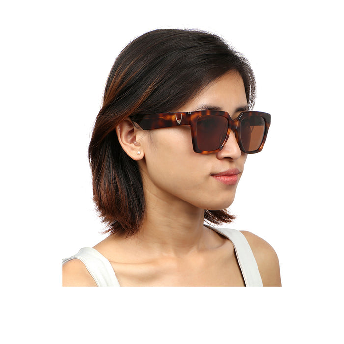 Mallorca Women's Brown Wayfarer Sunglasses