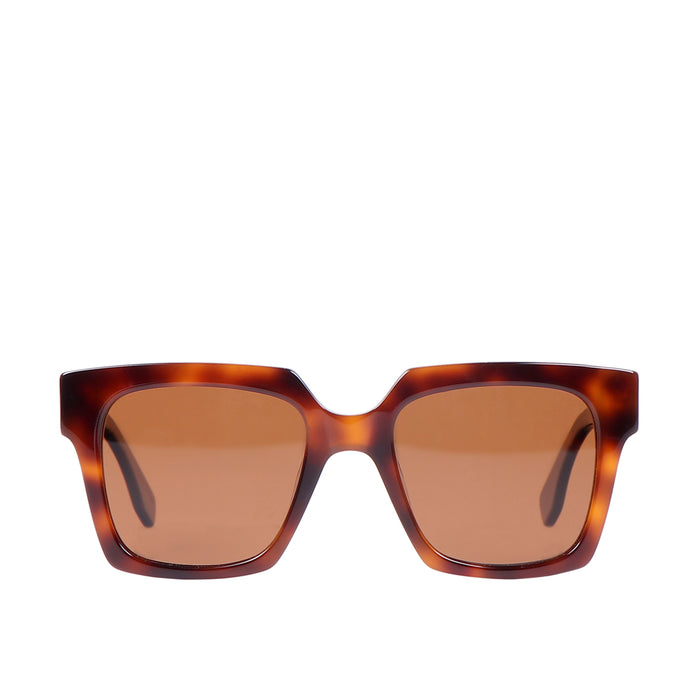Mallorca Women's Brown Wayfarer Sunglasses