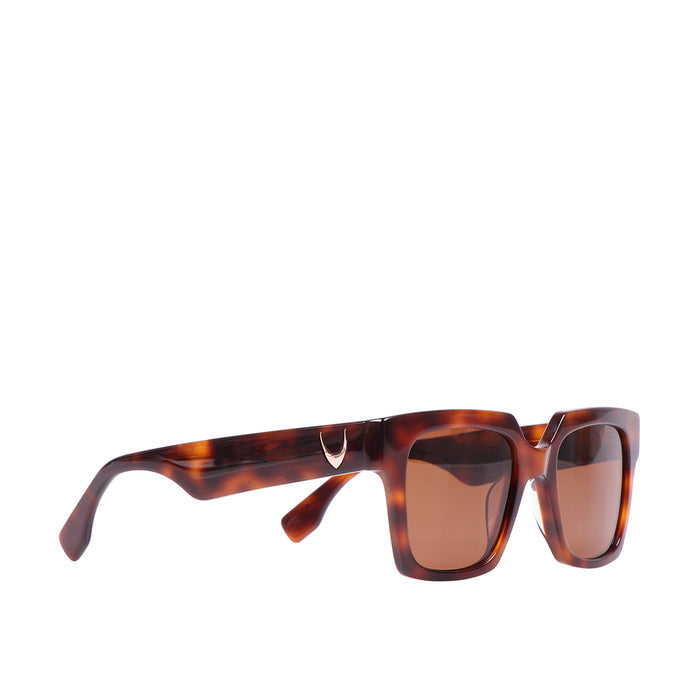 Mallorca Women's Brown Wayfarer Sunglasses
