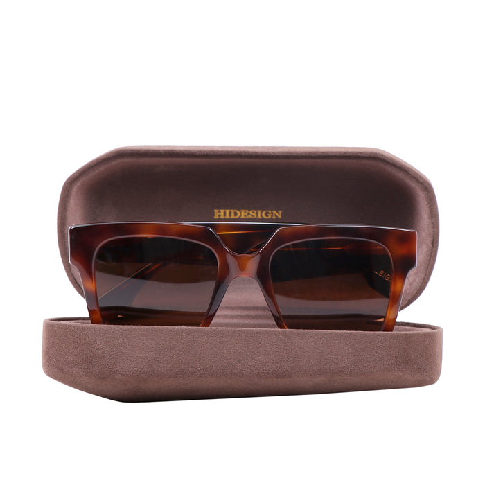 Mallorca Women's Brown Wayfarer Sunglasses
