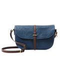 Malmo 01 Blue Leather Sling Bag