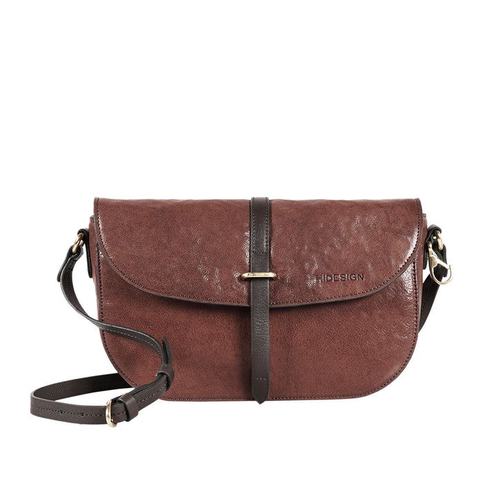 Malmo 01 Brown Leather Sling Bag