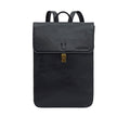 Malmo 02 Black Leather  Backpack