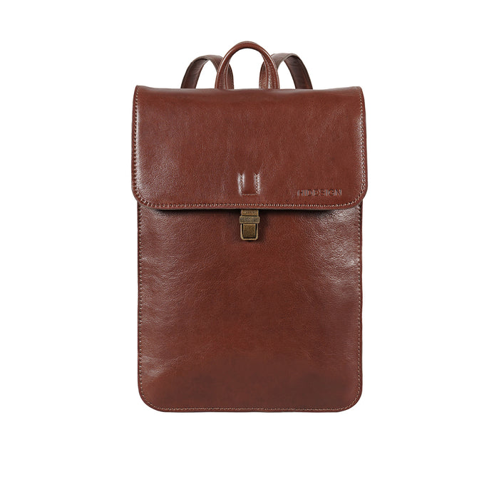 Malmo 02 Tan Leather  Backpack