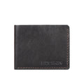 Mandela W1 Black Leather Bi-Fold Wallet
