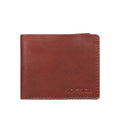 Mandela W1 Tan Leather Bi-Fold Wallet