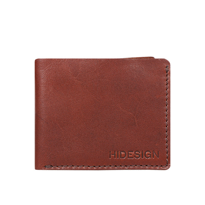 Mandela W1 Tan Leather Bi-Fold Wallet