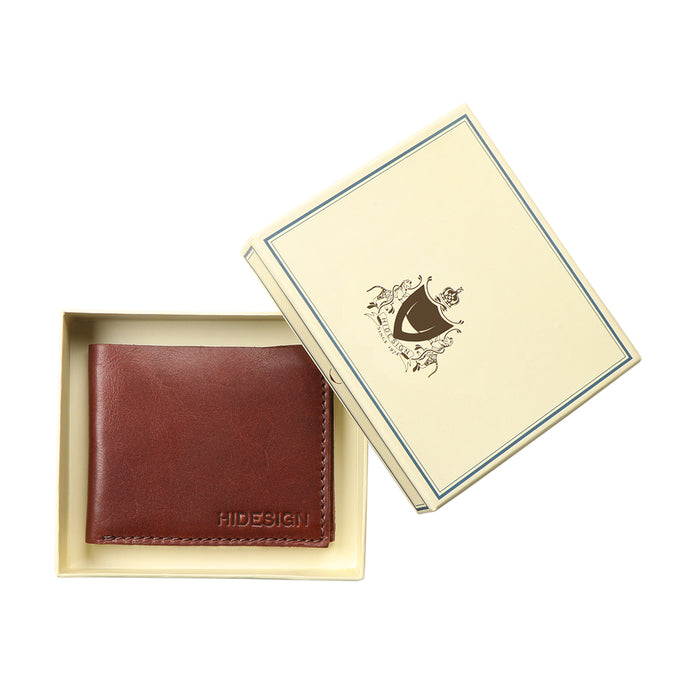 Mandela W1 Tan Leather Bi-Fold Wallet