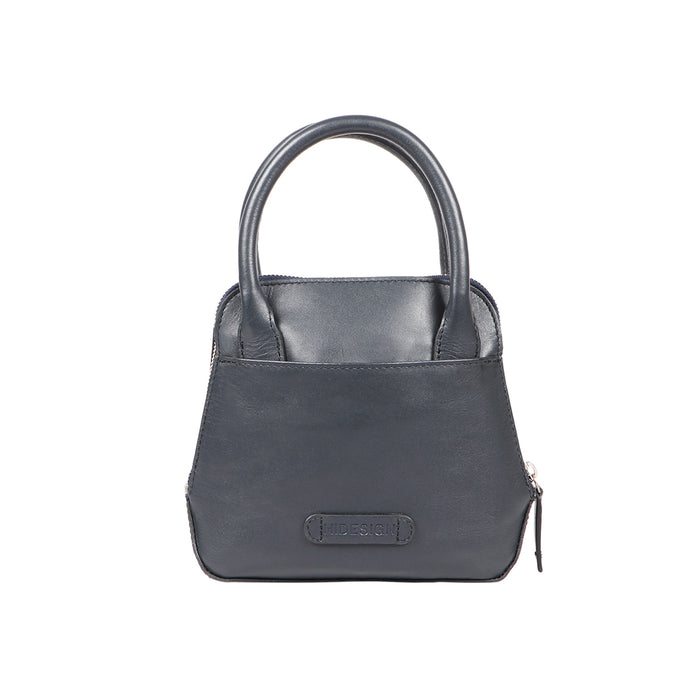 Mandy 02 Blue Leather Crossbody