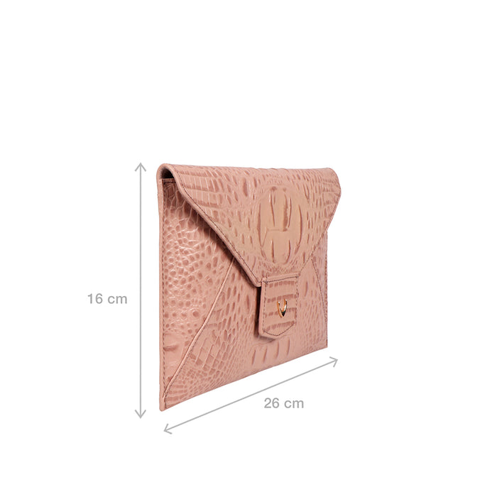 Mandy W1 Pink Leather Clutch Wallet
