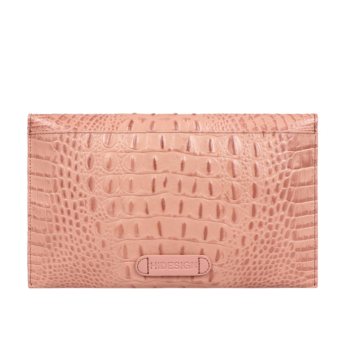Mandy W1 Pink Leather Clutch Wallet
