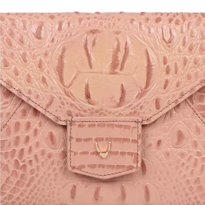 Mandy W1 Pink Leather Clutch Wallet