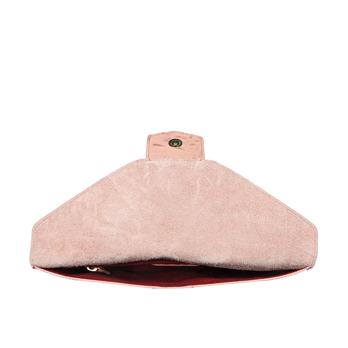 Mandy W1 Pink Leather Clutch Wallet