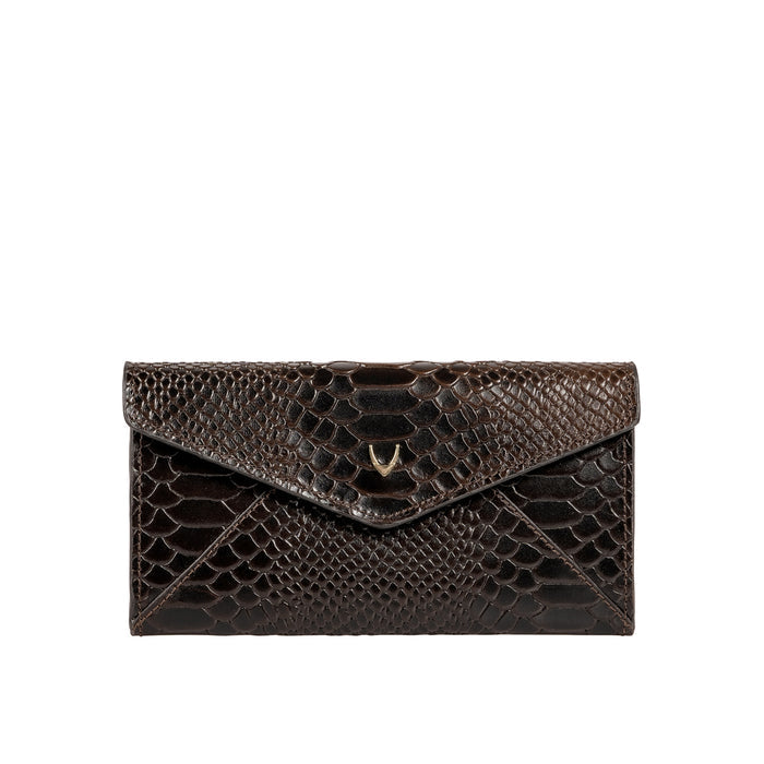 Mandy W5 Brown Leather Clutch Wallet
