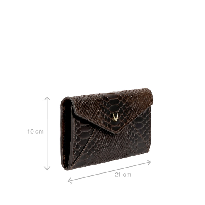 Mandy W5 Brown Leather Clutch Wallet