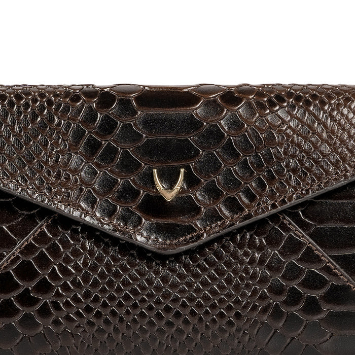 Mandy W5 Brown Leather Clutch Wallet