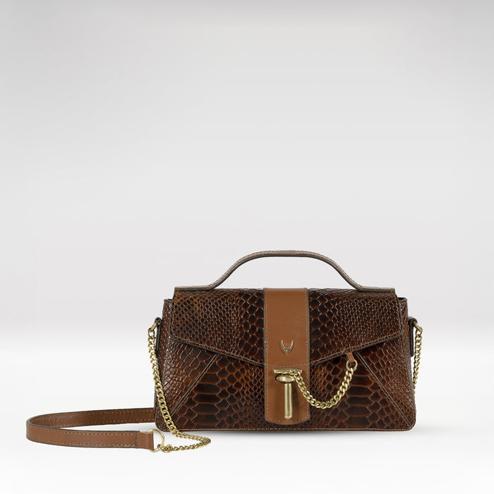 Manon Brown Leather Sling Bag