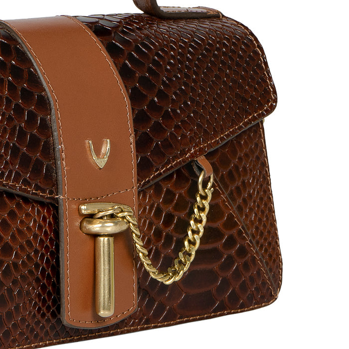Manon Brown Leather Sling Bag