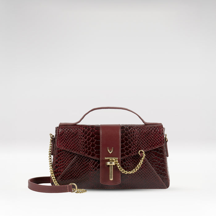 Manon Red Leather Sling Bag