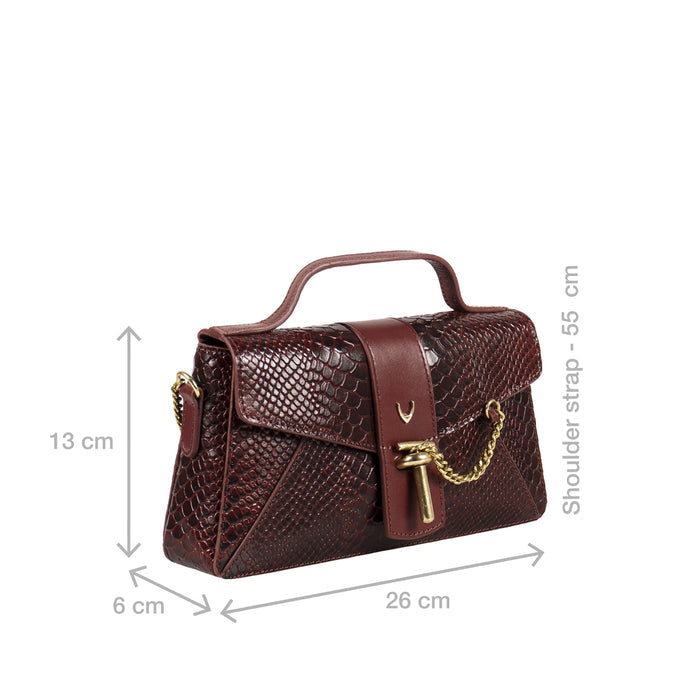 Manon Red Leather Sling Bag