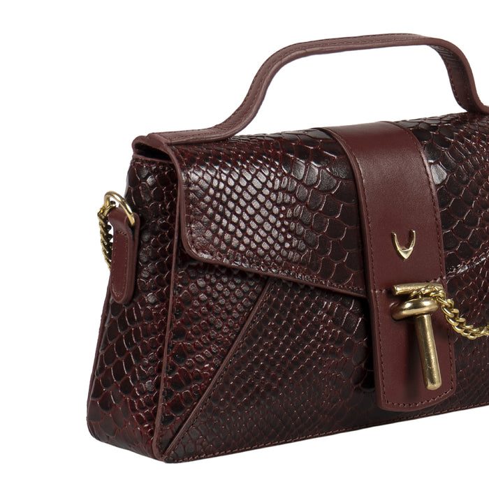 Manon Red Leather Sling Bag
