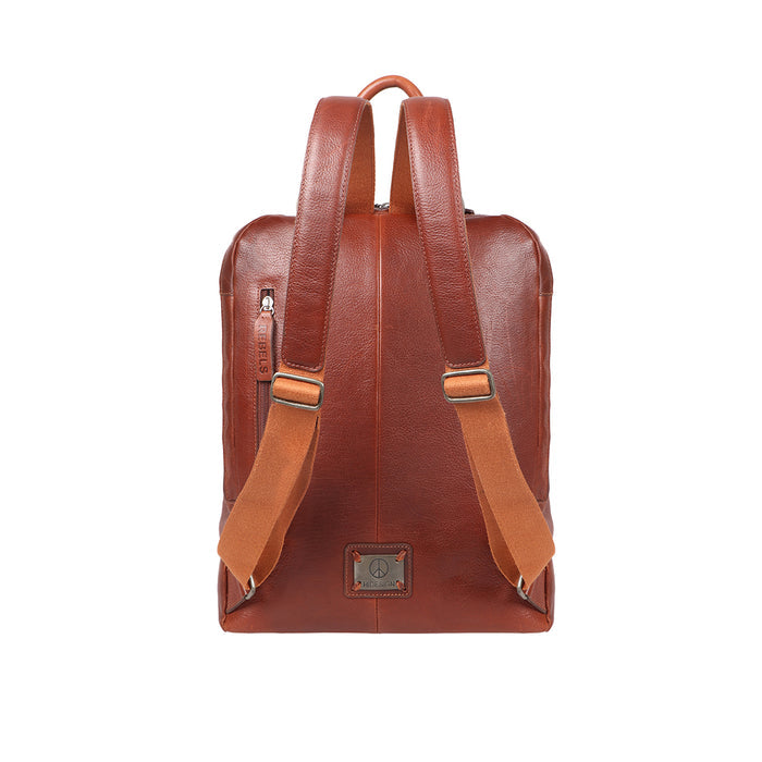 Mao 02 Tan Leather  Backpack