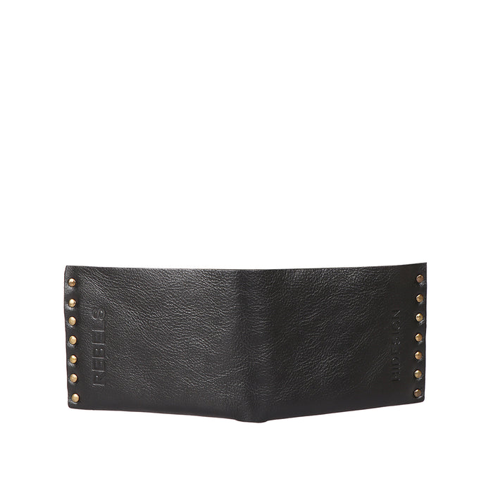 Mao W1 Black Leather Bi-Fold Wallet