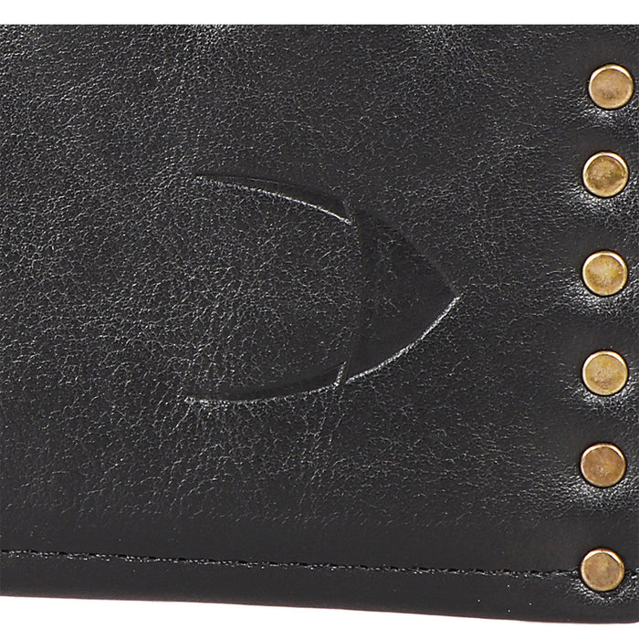 Mao W1 Black Leather Bi-Fold Wallet
