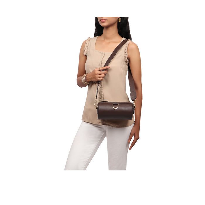 Mariah 01 Brown Leather Crossbody