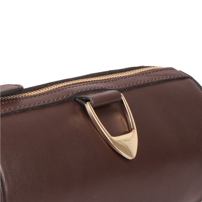 Mariah 01 Brown Leather Crossbody