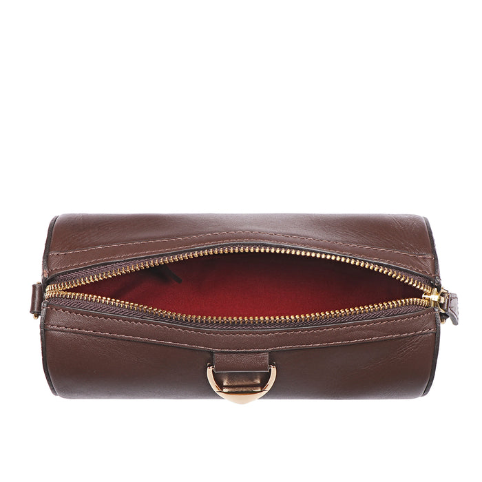 Mariah 01 Brown Leather Crossbody