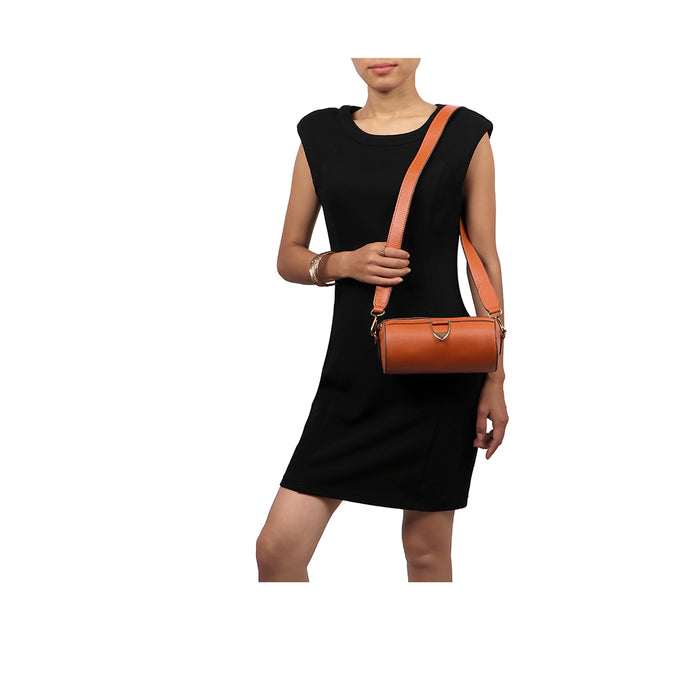 Mariah 01 Tan Leather Crossbody