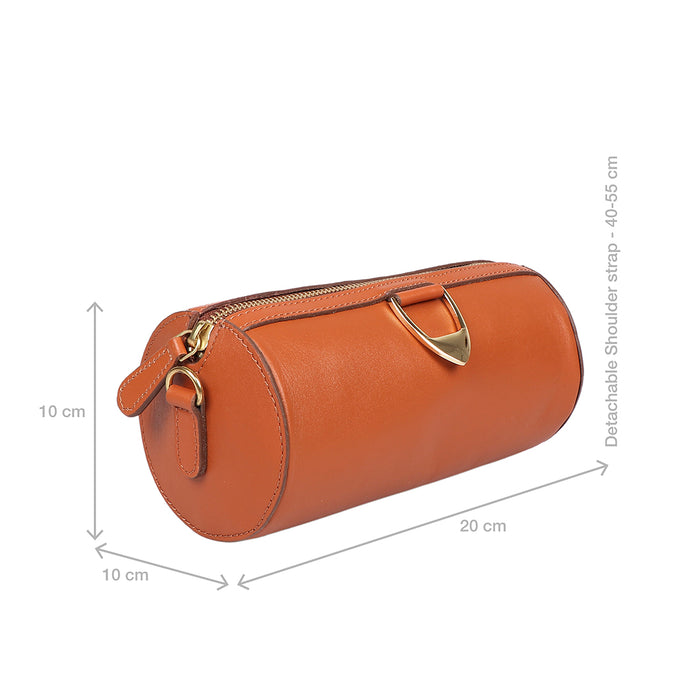 Mariah 01 Tan Leather Crossbody