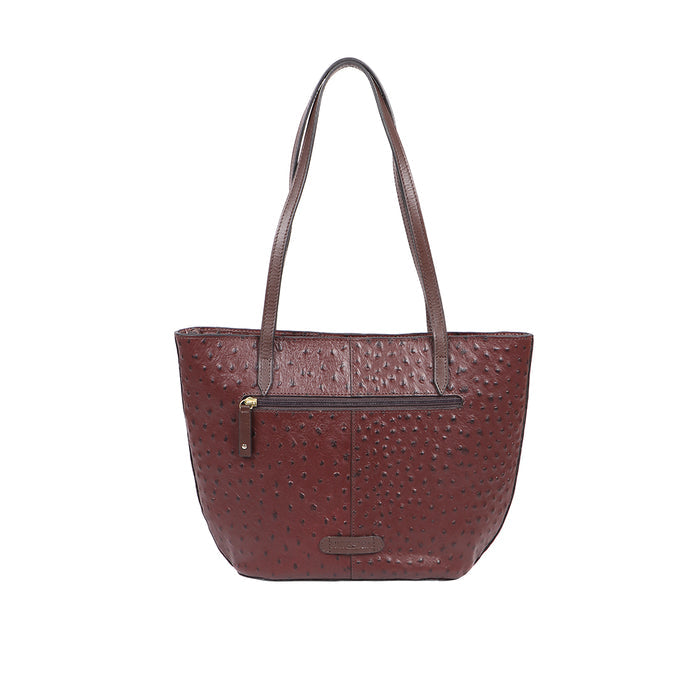 Mariah 02 Brown Leather Tote Bag