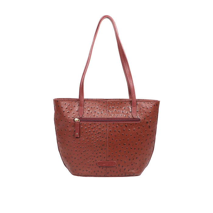Mariah 02 Red Leather Tote Bag