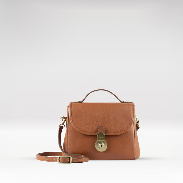 Marina Brown Leather Crossbody