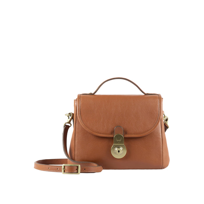 Marina Brown Leather Crossbody