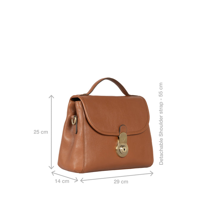 Marina Brown Leather Crossbody