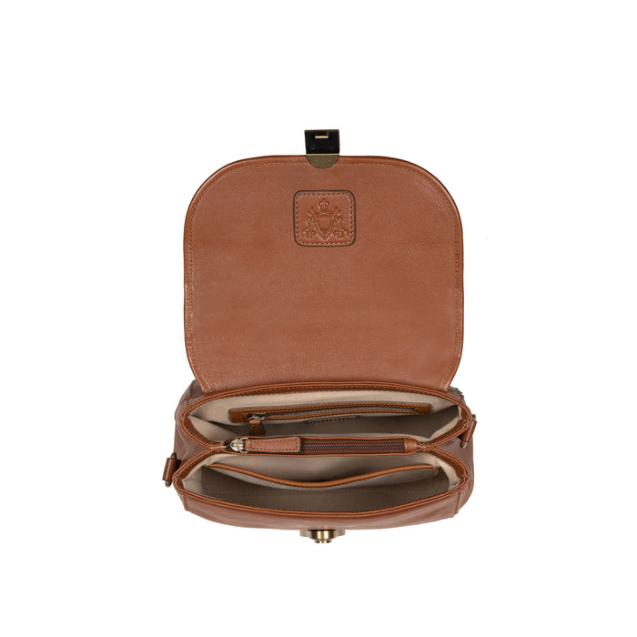 Marina Brown Leather Crossbody