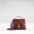 Marina Red Leather Crossbody