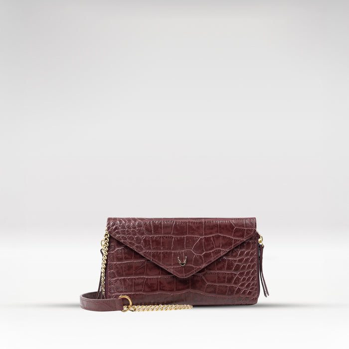 Markle-A Red Leather Sling Bag